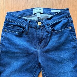 Frame Denim Women's Skinny Jeans in Deep Indigo